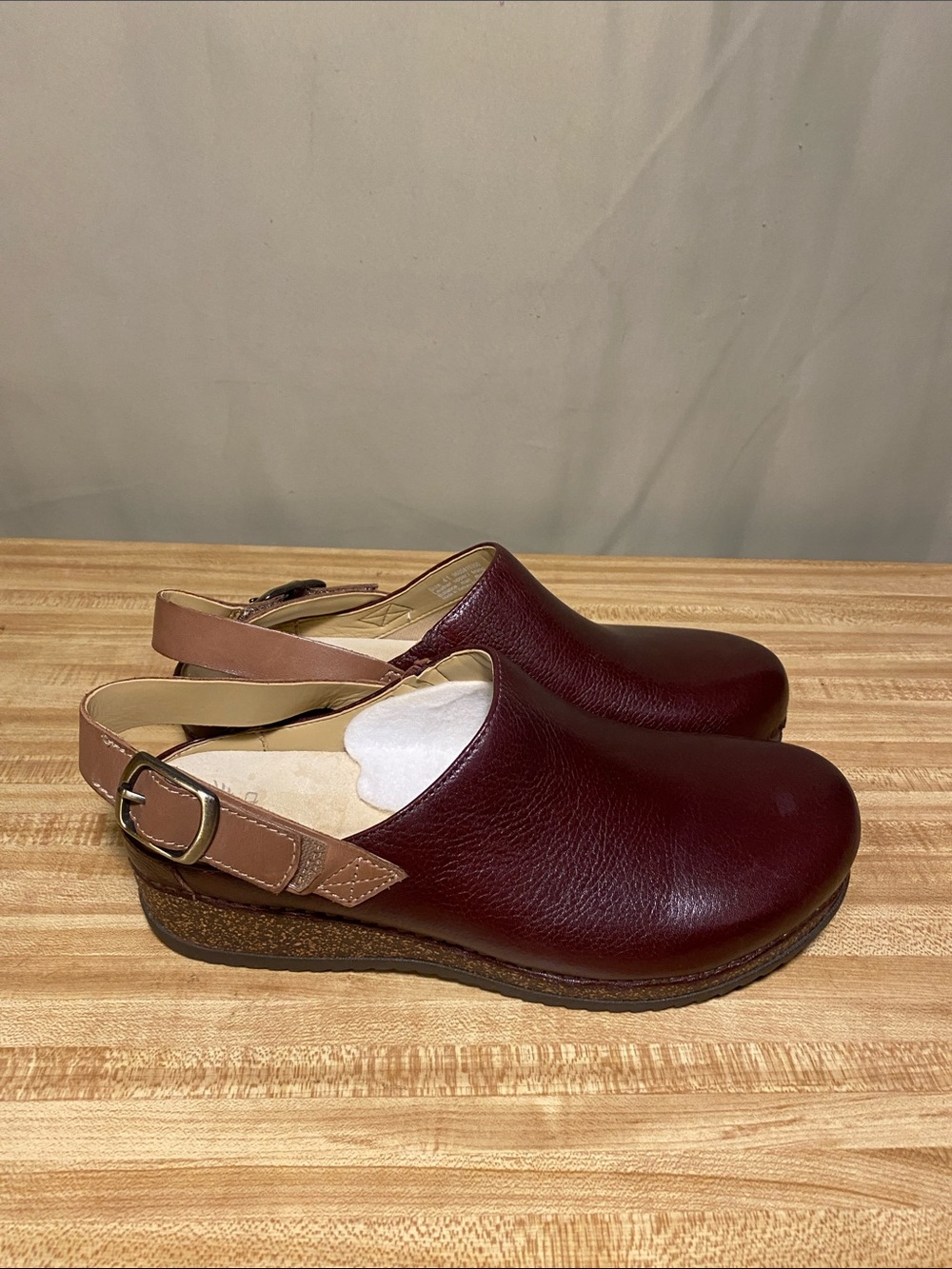 Dansko Merrin Mule/Clog in Cordova Rustic Granola Girl Wedge Heel 41/ US 10.5-11